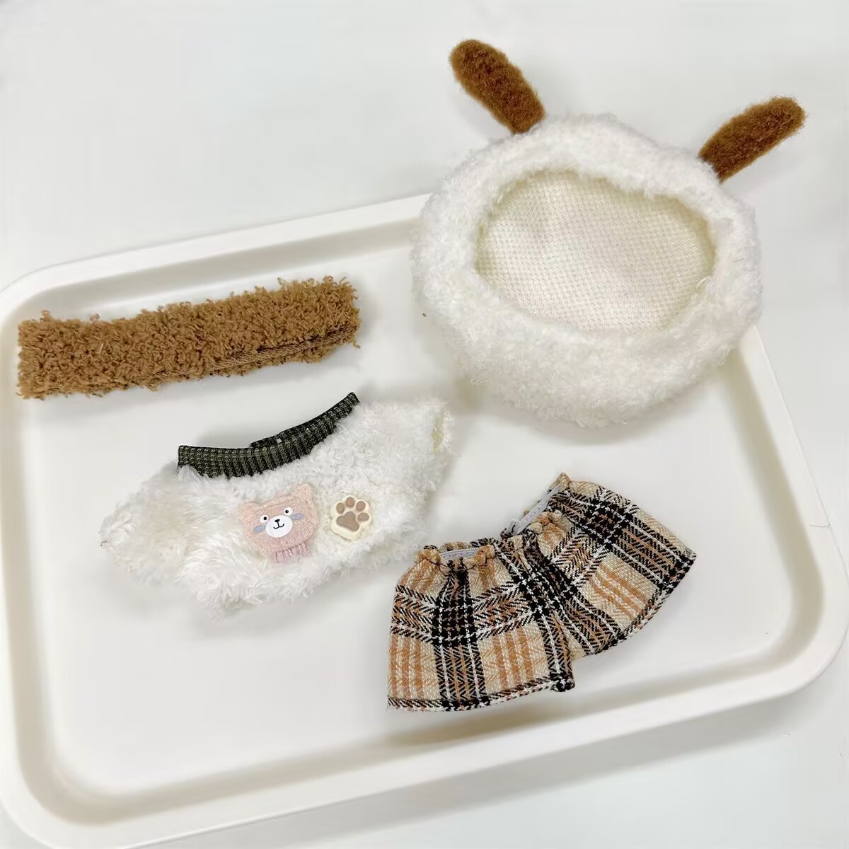 Baby Clothes - Ubranka dla lalek bawełnianych 10 cm