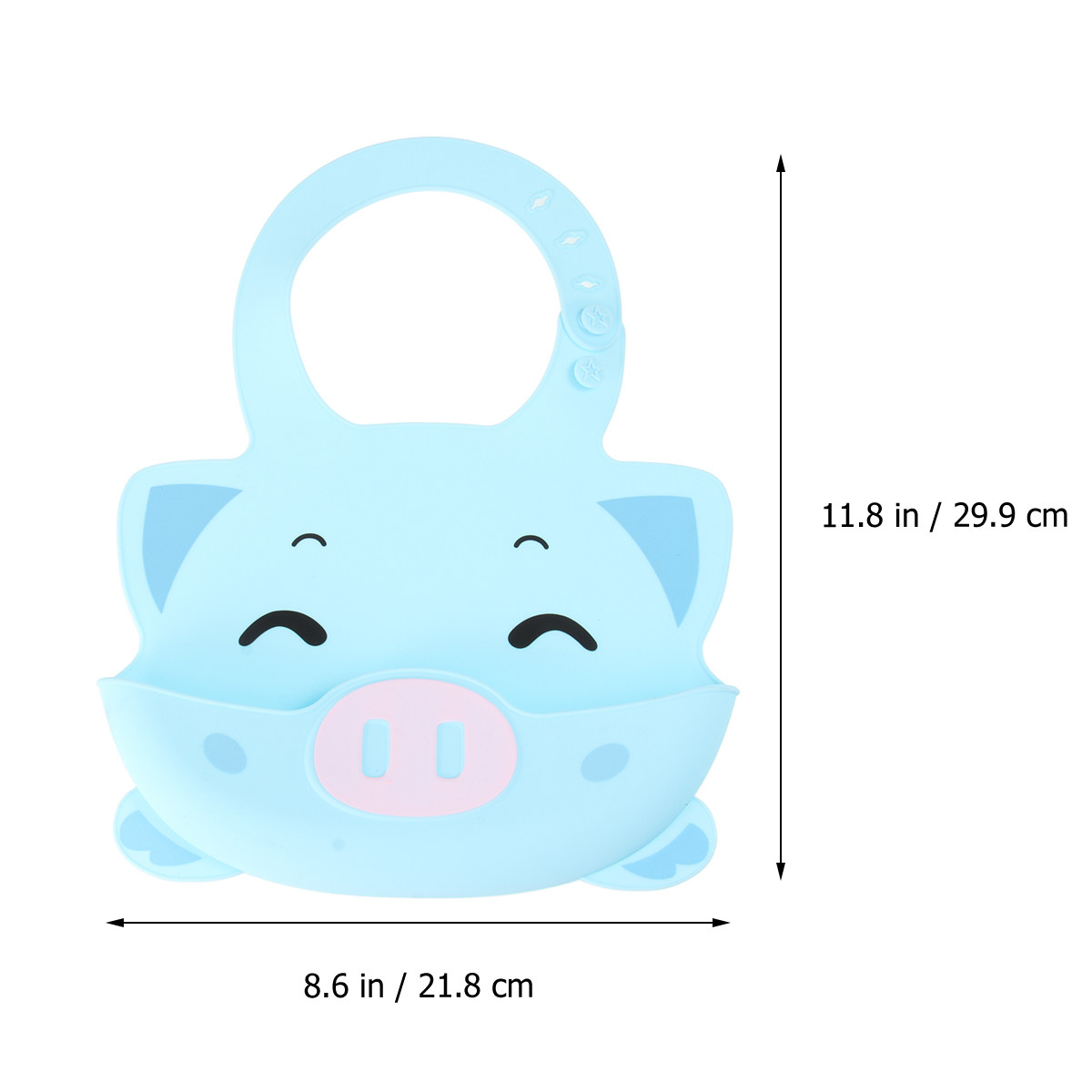 1 sztuka – miękki, silikonowy, – Waterproof Baby Bibs Silicone recenzja i cena